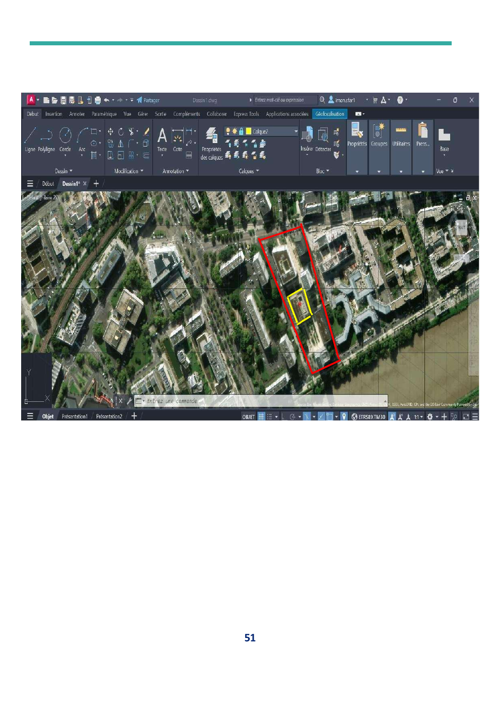 AutoCAD site positioning and geolocation