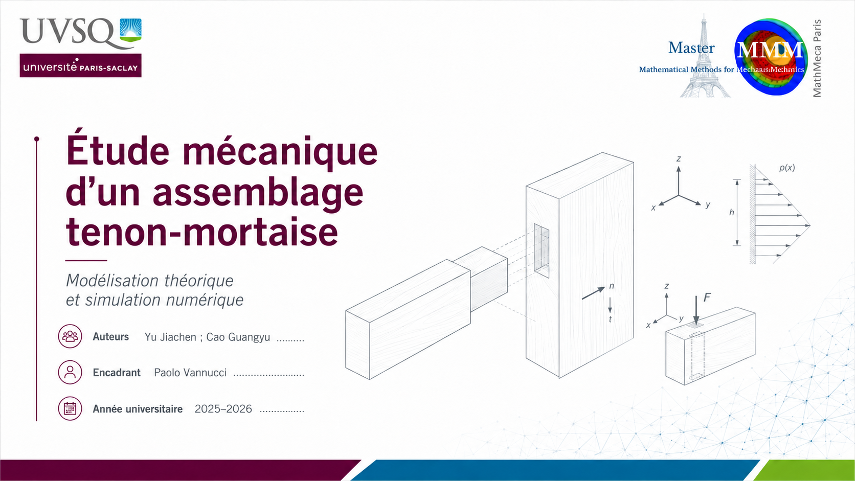 Tenon-Mortise Joint: Modelling and Numerical Analysis